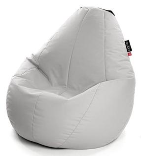 Sėdmaišis Comfort 90 Silver Pop Fit, sidabro, 200 l