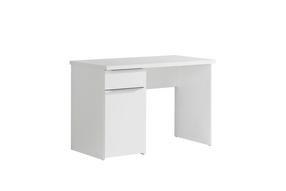 Rašomasis stalas su stalčiais Domoletti OPSB313L-U42, 60 cm x 110 cm, 76.5 cm, balta sp.