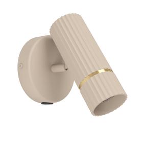 Lampa sienas Eglo Caminia 901153, GU10, 1 x 5 W, bēša krās. / bēša krās.