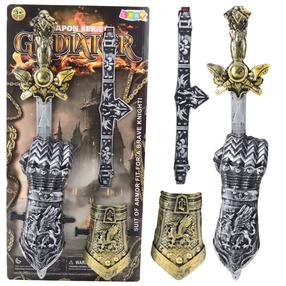 Riterio rinkinys Lean Toys Gladiator Aukso sp./Sidabro sp.