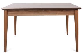 Stalas išskleidžiamas Kalune Design Lotus 1123, riešuto sp., 130 - 165 cm x 80 cm x 75 cm