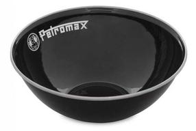 Kauss Petromax, emailitud teras, 19 cm, 1 l, must v., 2 tk