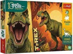 Пазл Trefl InspiredByDinoWorld T-Rex, 41 см x 27 см, 100 шт.