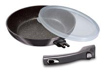 Keptuvė su dangčiu Berlinger Haus BH-6913, Ø 28 cm, aliuminis, juoda sp.