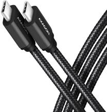 Kabelis Axagon USB-C 3.2 Gen 1 to USB-C 3.2 Gen 1 BUCM3-CM10AB USB-C, USB-C, 1 m, melna krās.
