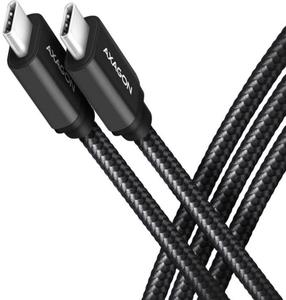 Kabelis Axagon USB-C 3.2 Gen 1 to USB-C 3.2 Gen 1 BUCM3-CM10AB USB-C, USB-C, 1 m, melna krās.