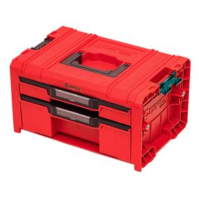 Ящик для инструментов Qbrick Pro Expert 2.0, 45 см x 31 см x 24.4 см, 4.5 - 9.5 л, красный цв.