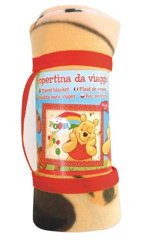 Pledas Kaufland Disney Winnie The Pooh, raudona sp./oranžinė sp., 120 cm x 140 cm
