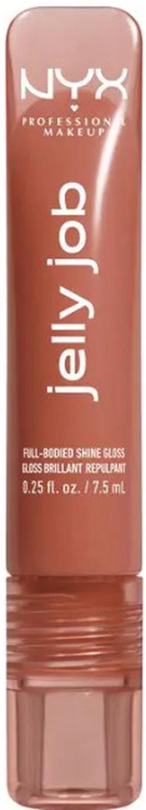 Lūpų blizgis NYX Professional Makeup Jelly Job Full-Bodied High Shine, 7.5 ml, toast n' jelly