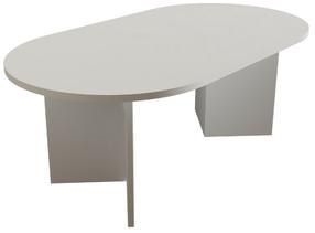 Kavos staliukas Kalune Design Leo Large, balta sp., 60 cm x 110 cm x 42 cm