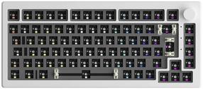 Klaviatūra Akko 5075B, -, balta, belaidė