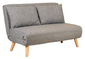 Sofa-lova Hanah Home Folde 2-Seat, šviesiai pilka sp., 120 x 80 cm x 42 cm
