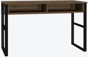 Rašomasis stalas Kalune Design Nove, 120 cm x 60 cm, 75 cm, riešuto sp.