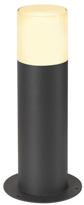 Vabalt seisev välisvalgusti SLV Grafit Round, 11W, E27, IP44, antratsiit v., 8.8 cm x 30 cm