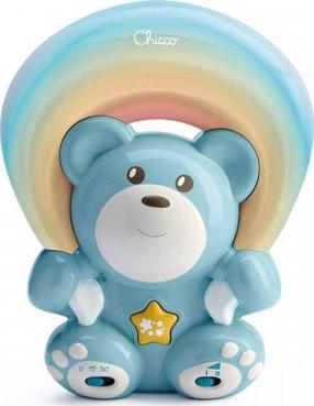Naktinis šviestuvas Chicco Rainbow Bear 06113, mėlyna sp.