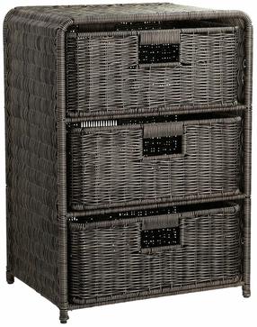 Naktinis staliukas Home4you Basile 88924, tamsiai ruda sp., 56 cm x 40 cm x 30 cm