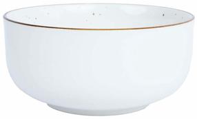 Serviravimo dubuo Home4you Sensa DH05709, Ø 15.5 cm, balta sp., porcelianas