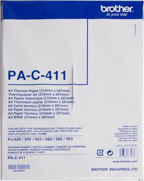 Termopapīrs Brother PA-C-411, A4, balta krās., 29.7 cm x 21 cm, 100 lapu gab.