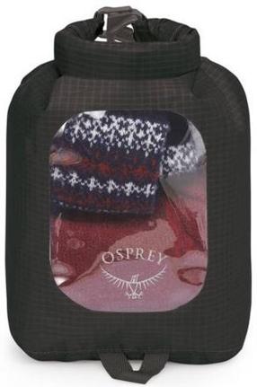 Ūdensizturīgā soma Osprey DrySack, 3 l, melna krās.