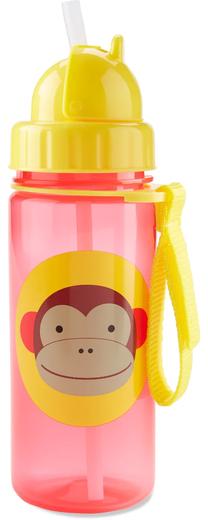 Vaikiška gertuvė Skip Hop Zoo Monkey, 384.5 ml, 1 m., 6 cm, plastikas, raudona sp./geltona sp.