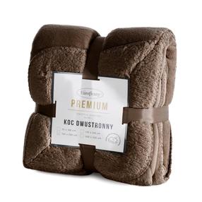 Lovatiesė Tedy K162-10, tamsiai ruda, 150 cm x 200 cm