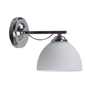 Šviestuvas sieninis Candellux Lighting Filona, E27, 1 x 40 W, balta sp. / chromo sp.