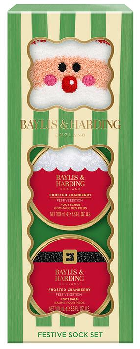 Kojų priežiūros rinkinys Baylis & Harding Festive Sock Gift Set, 200 ml, 3 vnt.