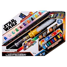 Rotaļu zobens Hasbro Star Wars Power Crystal Zelta krās./Balta krās./Melna krās.