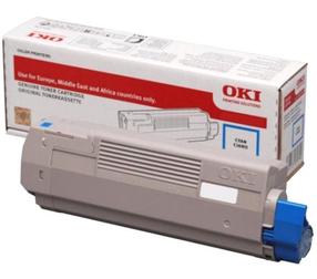 Тонер Oki 46443103, синий цв.