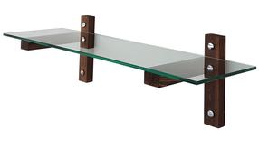 Sieninė lentyna Kalune Design R100, riešuto sp., 25 cm x 85 cm x 25 cm