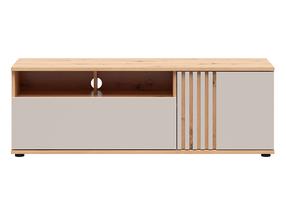 Televizoriaus spintelė Brevas, kašmyro sp./artisan oak sp., 40 cm x 135.5 cm x 46.5 cm