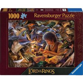 Pusle Ravensburger The Lord Of The Rings Frodos Journey, 50 cm x 70 cm, 1000 tk, mitmevärviline
