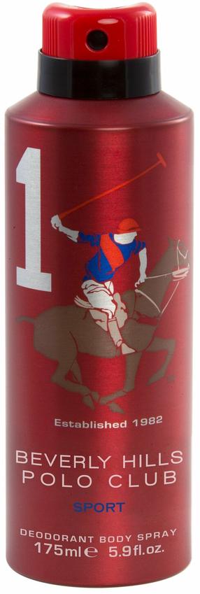 Vīriešu dezodorants Beverly Hills Polo Club Sport No1, 175 ml