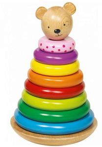 Lavinimo žaislas Goki Stacking Pyramid