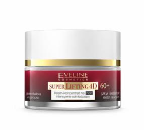 Nakts sejas krēms Eveline Super Lifting 4D Concentrate, 50 ml, 60+