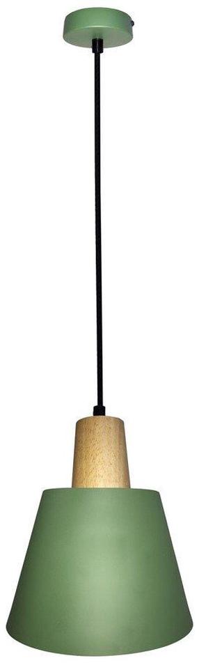 Светильник навесной Candellux Faro, E27, 1 x 40 Вт, коричневый цв./зеленый цв. / зеленый цв., 19 x 13.5 см