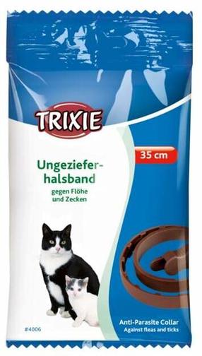 Kačių antkaklis Trixie Natural Flea and Tick, ruda sp.