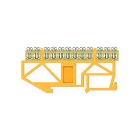 Įžeminimo kaladėlė Pawbol LZ DIN, 12x16 mm², geltona sp.