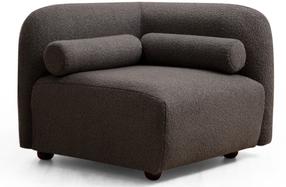 Krėslas Hanah Home Viktor 569HLN1520, tamsiai pilka sp., 90 cm x 90 cm x 74 cm