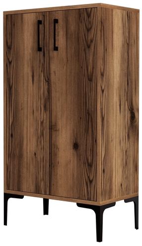 Batų spintelė Kalune Design Prag 845HCT4109, ruda sp., 35 cm x 60 cm x 111 cm