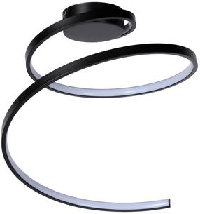 Šviestuvas lubų Lucide Maxence 46199/25/30, LED, 3000 °K, 1 x 24 W, balta sp. / juoda sp.