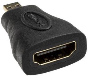 Adapteris Akasa AK-CBHD22-BK Micro HDMI male, HDMI female, melna krās.