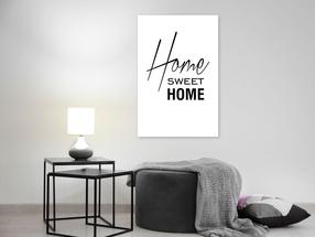 Репродукция Artgeist Black And White: Home Sweet Home, m-a-0876-b-a, 60 см x 90 см