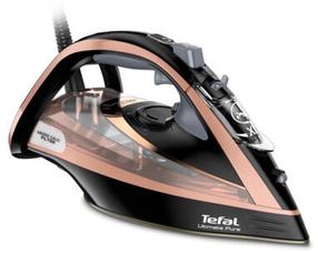 Lygintuvas Tefal Ultimate Pure FV9845, juoda sp./rožinė sp.