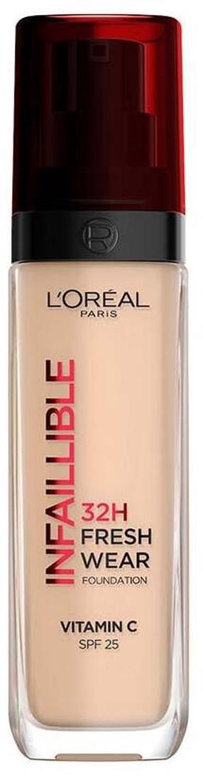 Šķidrā grima bāze L’Oréal Paris Infaillible 32h Fresh Wear, SPF 25, 132, 30 ml