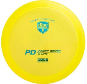 Disku golfa disks Discmania Distance Driver C-Line PD 10/4/0/3 851DM372114Y, dzeltena krās.