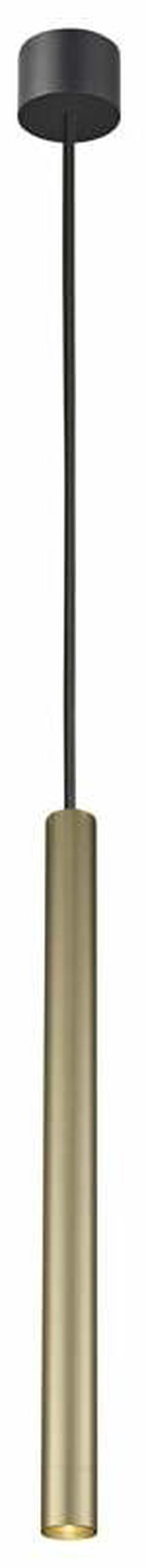 Lampa griesti CristalRecord Slim 93-213-94-106, G9, 1 x 10 W, zelta krās. / melna krās.
