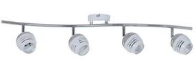 Šviestuvas lubų Spotlight Hypnos 2715428, G9, 4 x 28 W, balta sp. / sidabro sp.