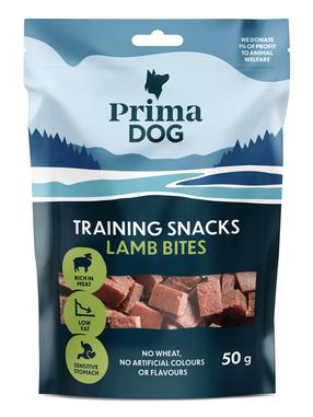 Skanėstas šunims Prima Dog Training Snacks Lamb Bites, ėriena, 0.05 kg