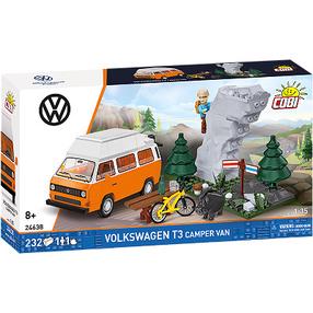 Konstruktorius Cobi Volkswagen T3 Camper Van 24638, 232 vnt., įvairių spalvų